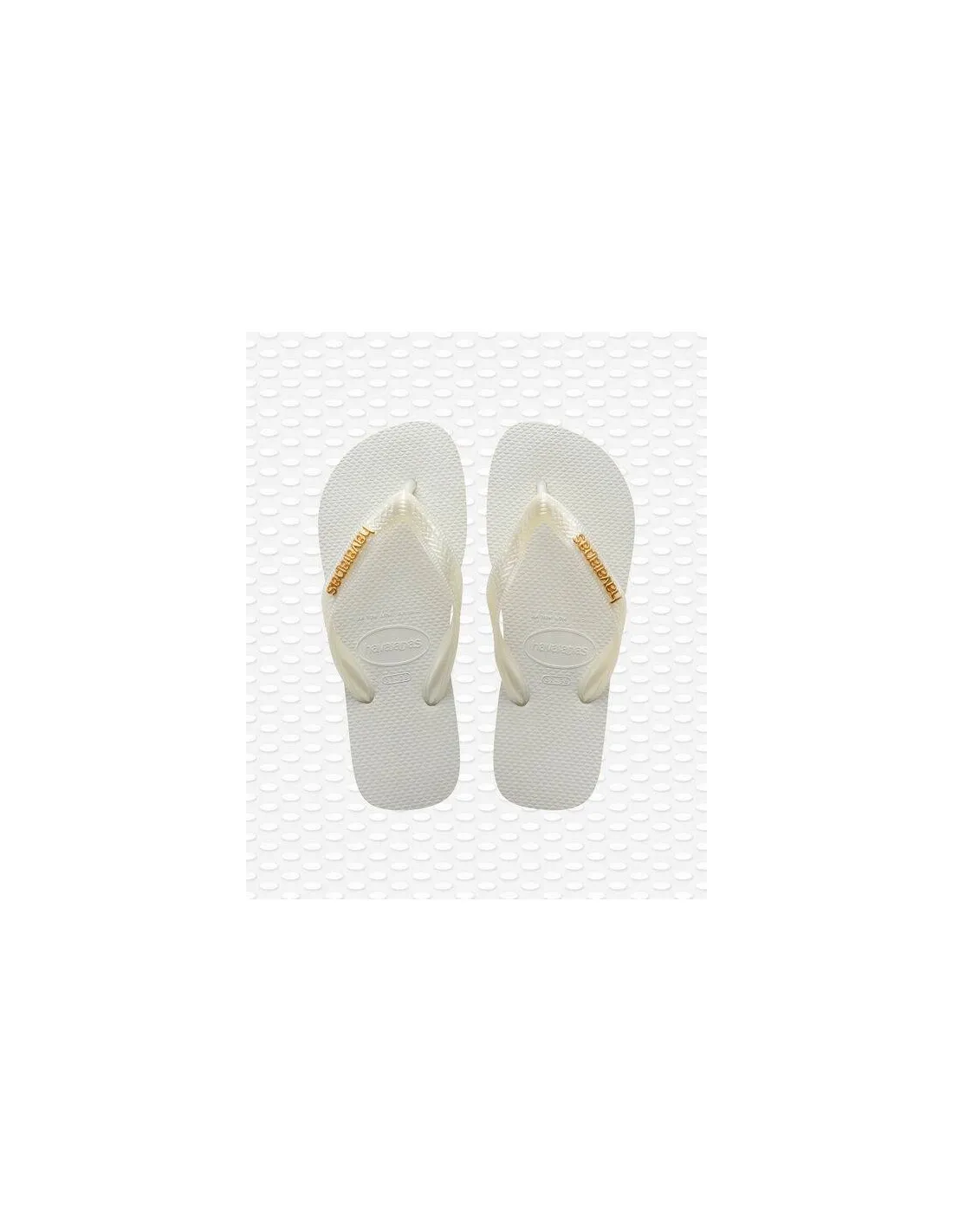 HAVAIANAS CHANCLAS LOGO METALLIC FLIP FLOP